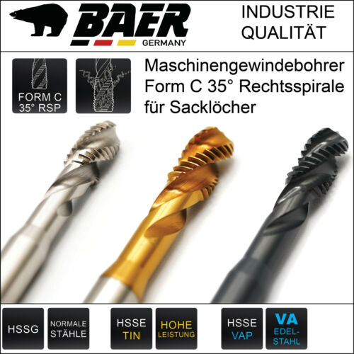 Baer gewindebohrer m20 - baer,
