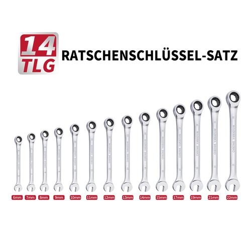Ring-Ratschen-schlüssel-Satz