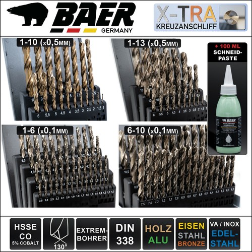 Spiralbohrer satz baer - spiralbohrer,
